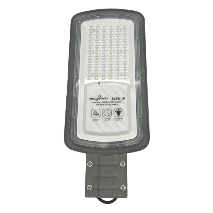 LAMPARA LED SUBURBANA PANEL SOLAR 300W