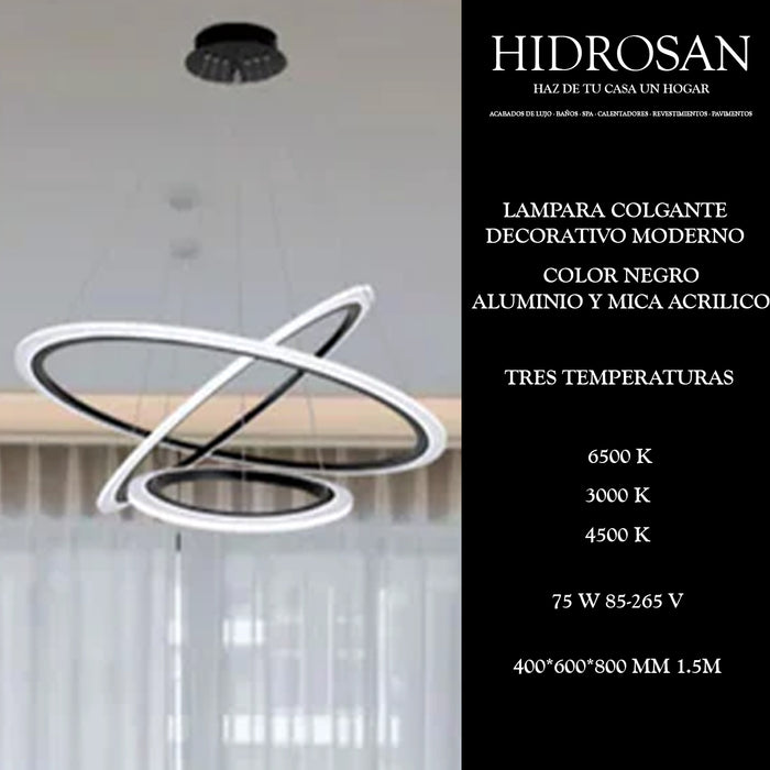 LAMPARA COLGANTE DECORATIVO MODERNO ALUM