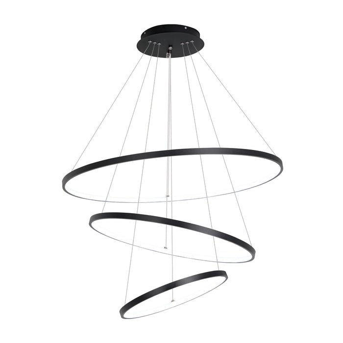 LAMPARA COLGANTE DE TECHO 3 AROS LED TRE