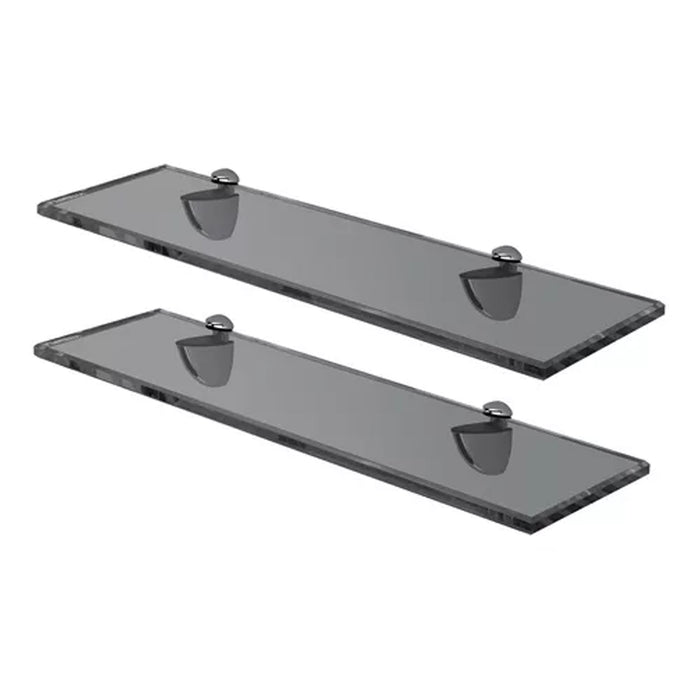 2 REPISAS PARA BAÑO 40X11 9MM COLOR H