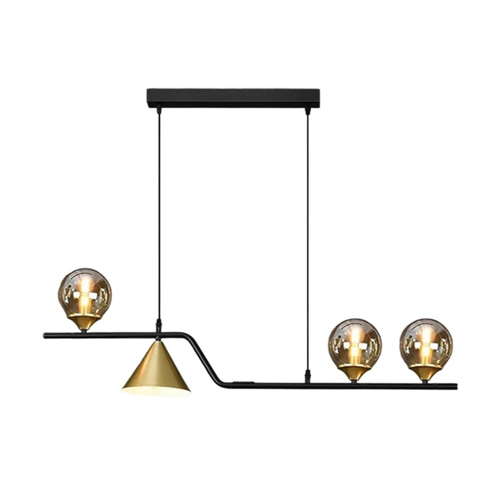 CANDELABRO DE TECHO
3 ESFERAS 1 CONO E27