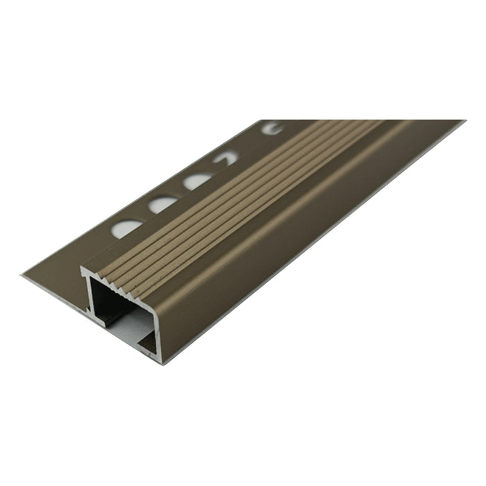 PELDAÑO 10MMX2.5M PZA COBRE MATE Tiles