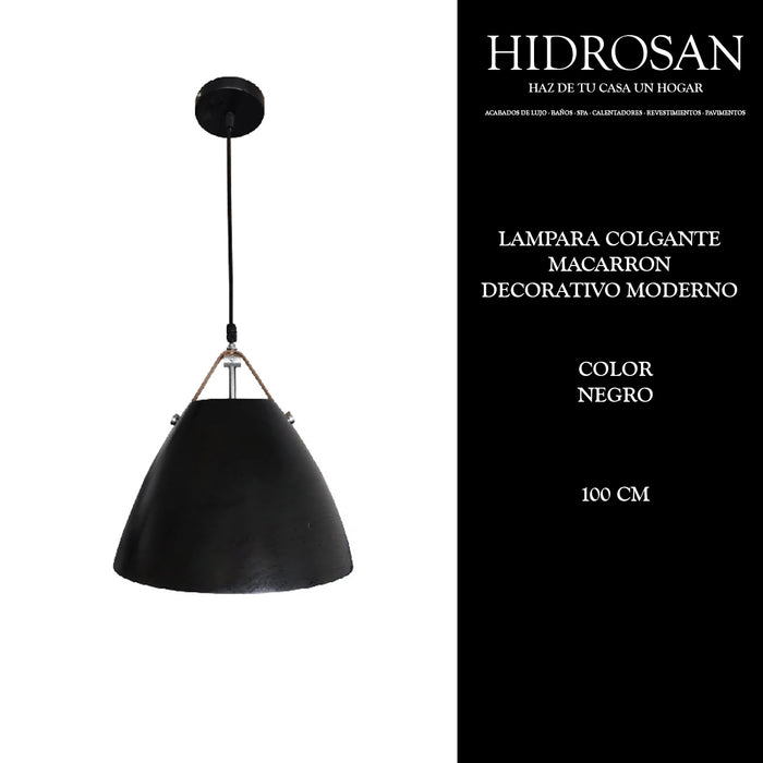 LAMPARA COLGANTE MACARRON DECORATIVO MOD