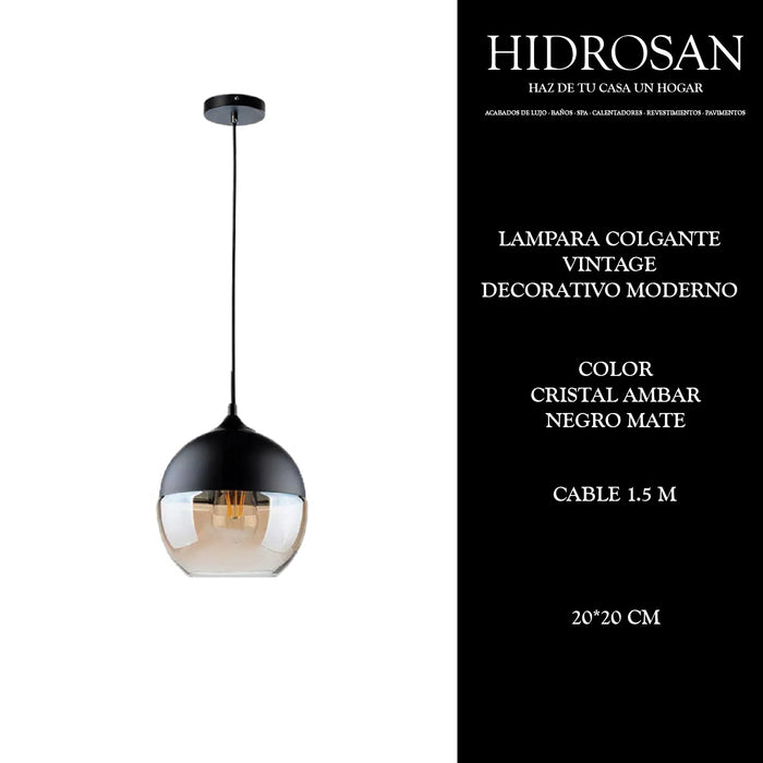 LAMPARA COLGANTE VINTAGE DECORATIVO MODE