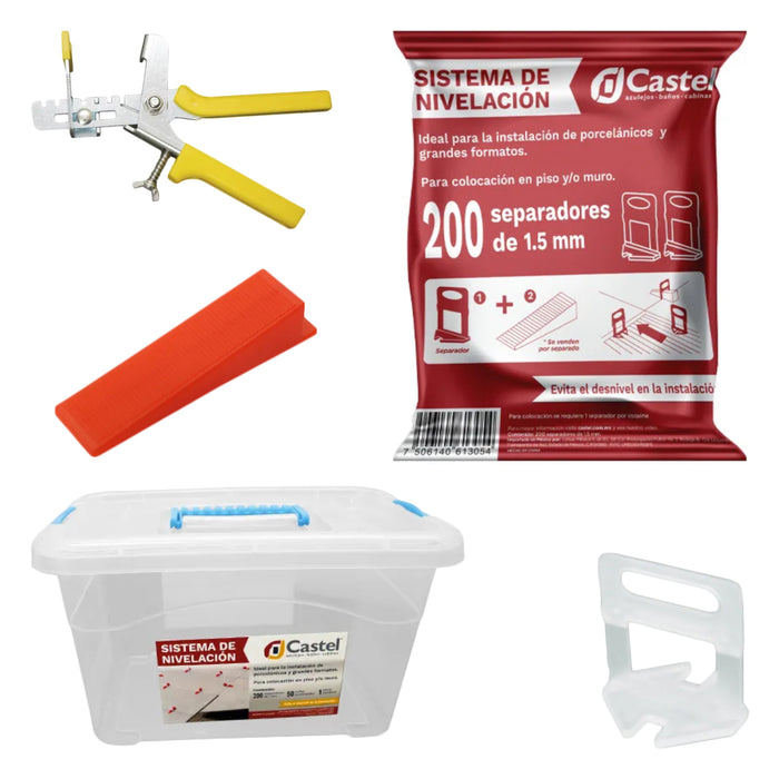 KIT NIVELACION PINZA/50C/200SP 1.5mm APR