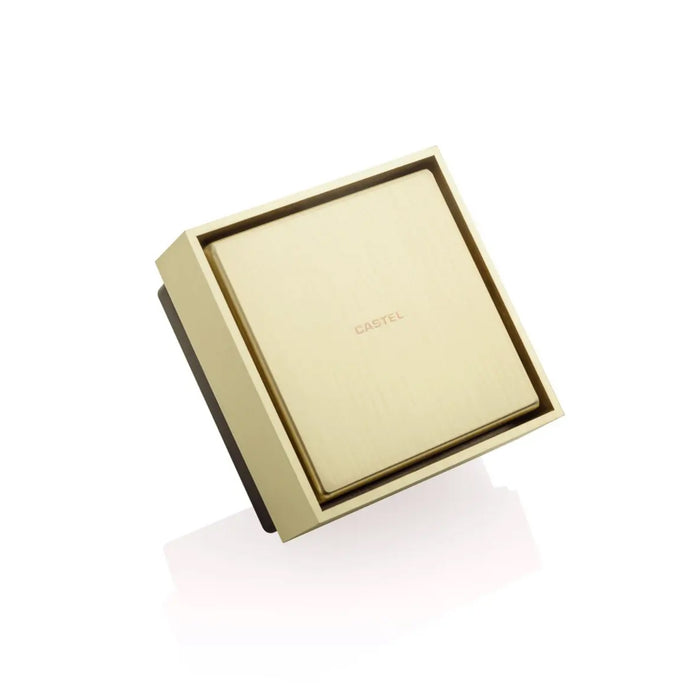 COLADERA CLEAN CUADRADA 10X10 GOLD 90.50