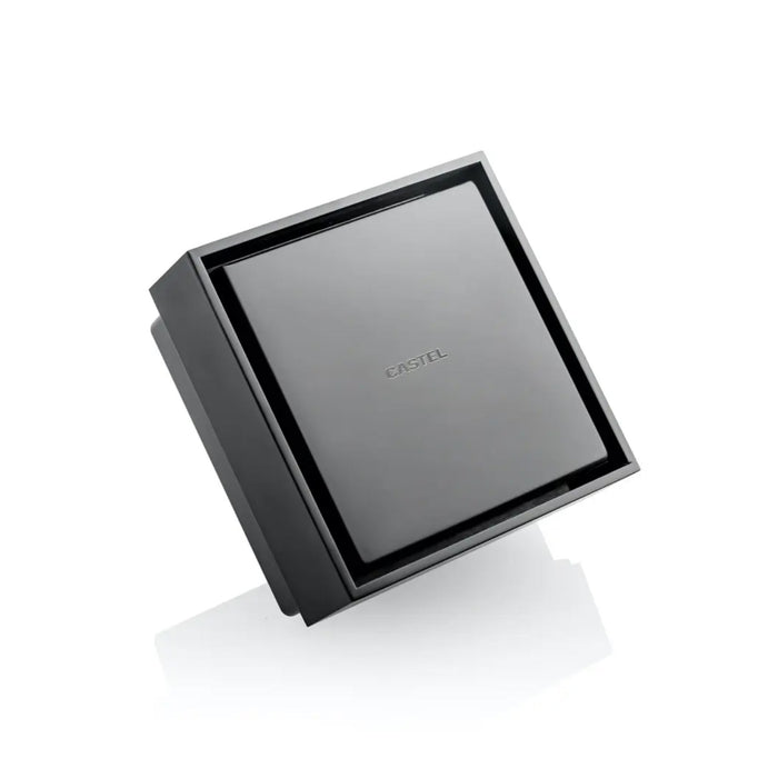 COLADERA CLEAN CUADRADA 10X10 BLACK 90.5