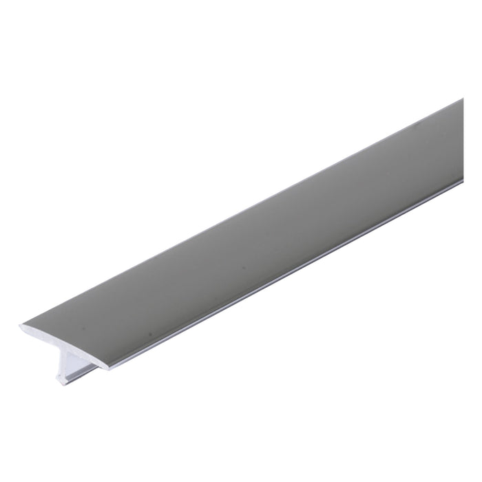 PERFIL T 20MMX2.5ML PZA PLATA BRILLO T