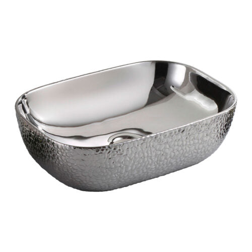 CELIA SILVER LAVABO RECTANGULAR