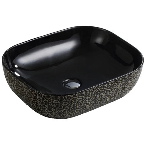 CELIA BLACK LAVABO RECTANGULAR