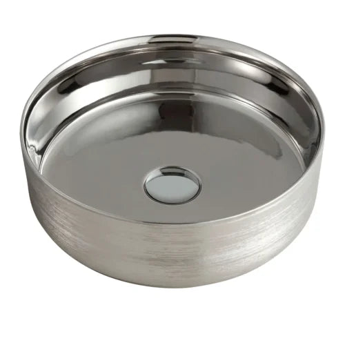SITARA LAVABO REDONDO SILVER