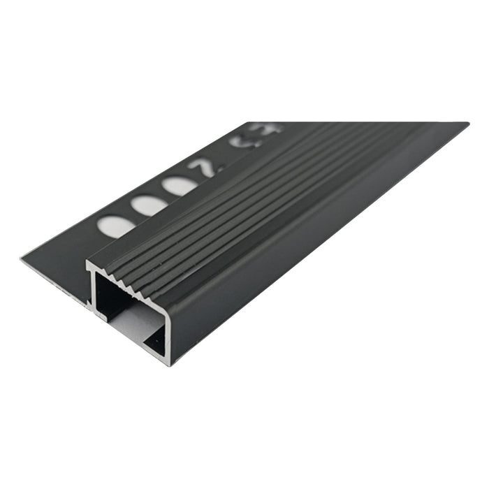 PELDAÑO 10MMX2.5M PZA NEGRO MATE Tiles