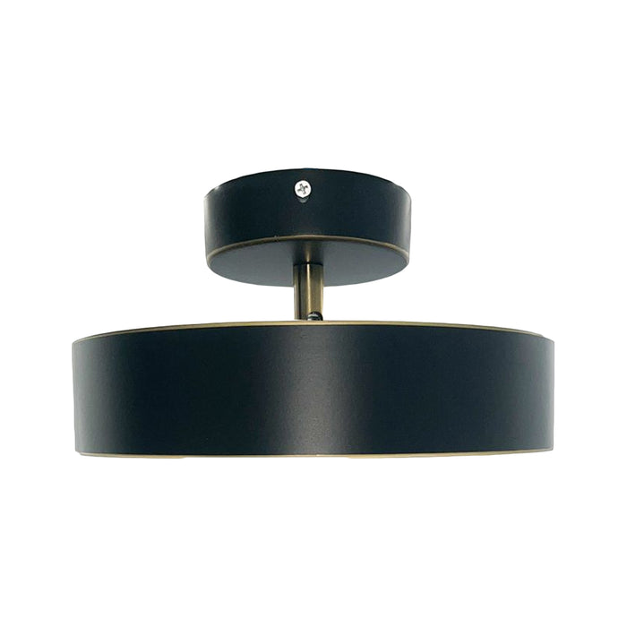 PLAFON LED MODERNO REDONDO METALICO NEGR