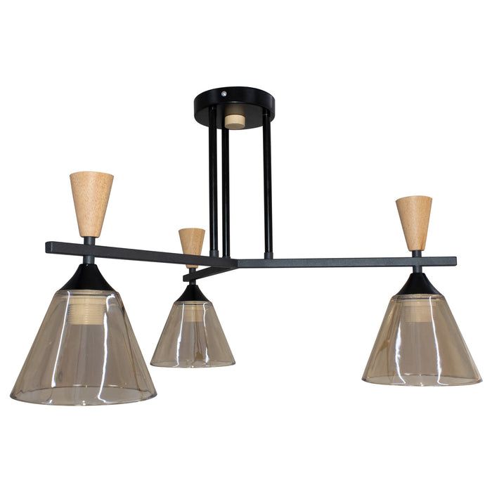 CANDELABRO DE TECHO
3 ESFERAS GRIS CROMO