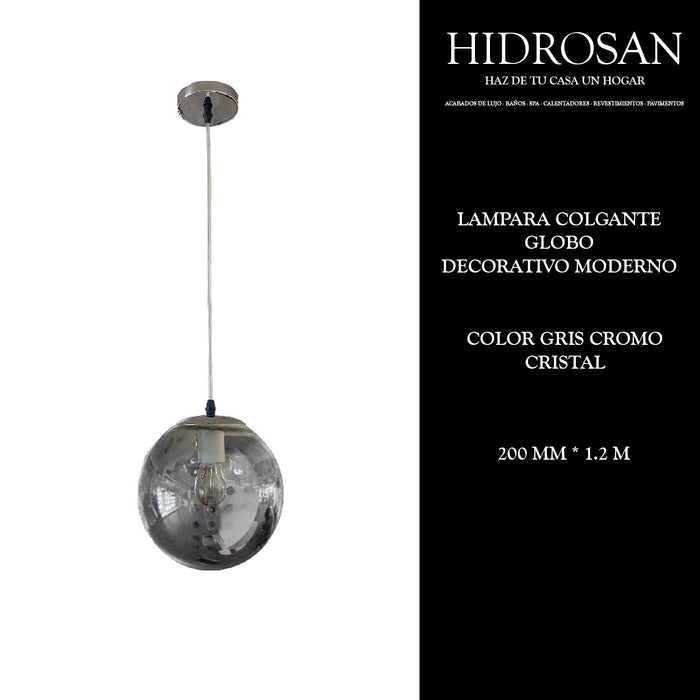 LAMPARA COLGANTE GLOBO DECORATIVO MODERN