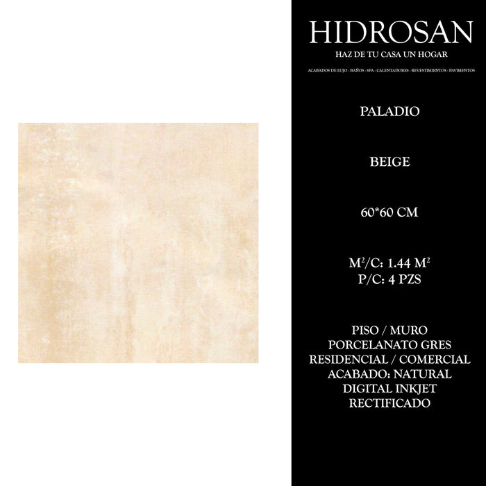 PALADIO G N R AT DI(IN 60X60 BEIGE 1.44