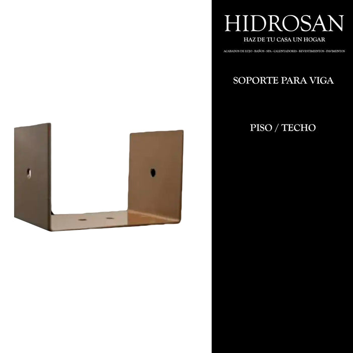 SOPORTE PARA VIGA A PISO / TECHO CARAMEL