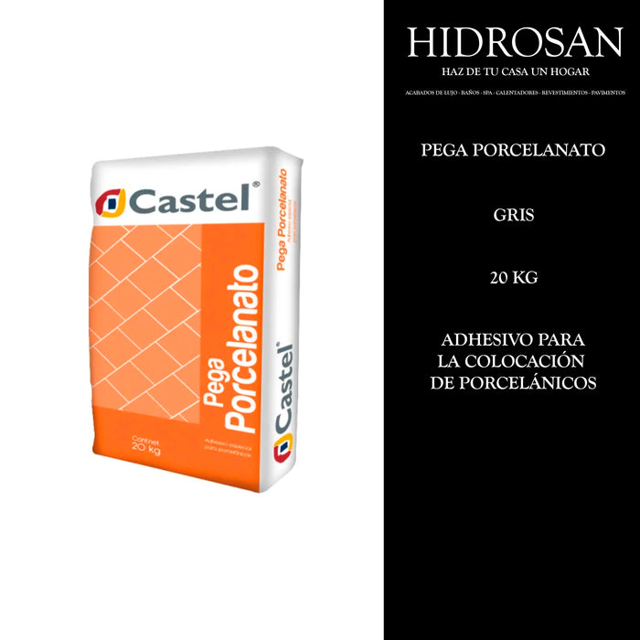 PEGAPorcelanato CASTEL 20 K 3569 GRIS PZ