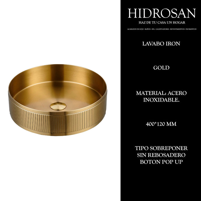 IRON GOLD LAVABO CERAMICA 400X120 PZ CST