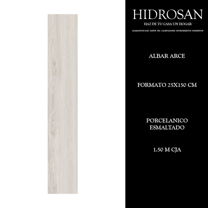 ALBAR Rec Arce 25X150 Porcelánico Esmalt