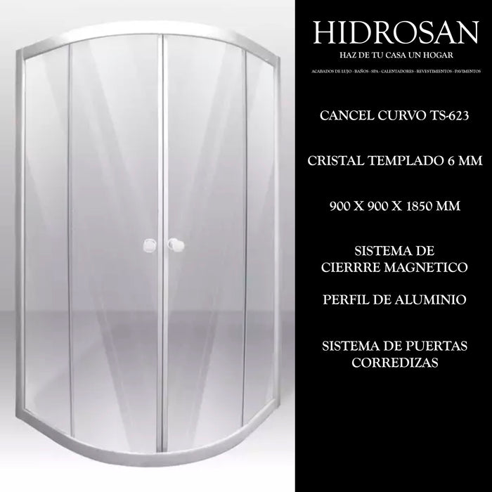 TS-623 CURVO SIST CIERRE MAG JGO 2 PZA (