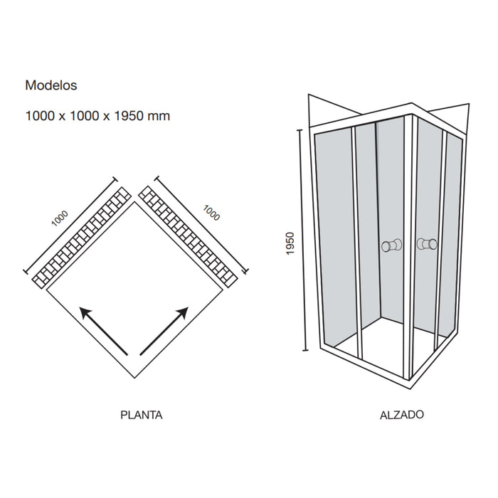 CUBO BASIC TR63100 CANC ESQ 5MM S/B 1000
