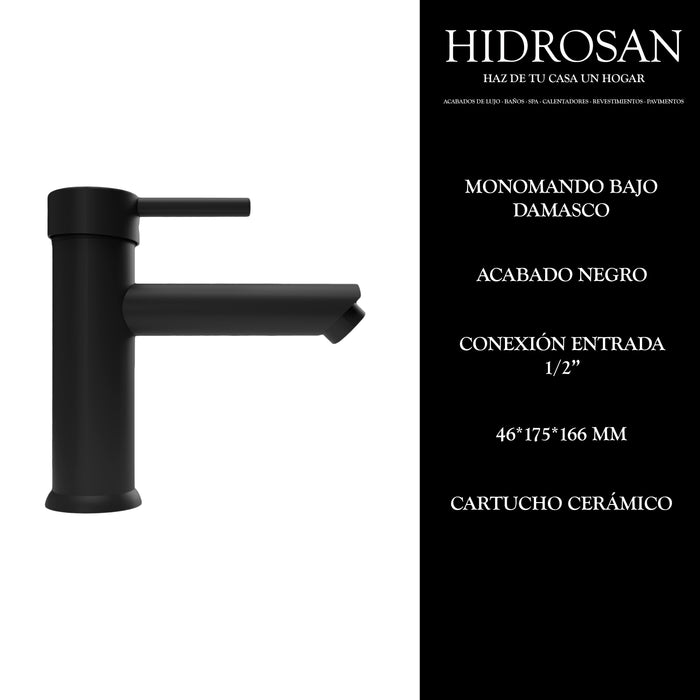 DAMASCO M-MANDO LAVABO 3212N PZ CST NEGR
