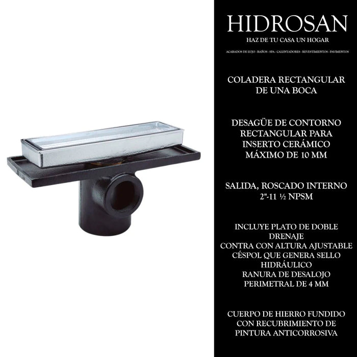 COLADERA 1B C/R DES CONTORNO P/INS