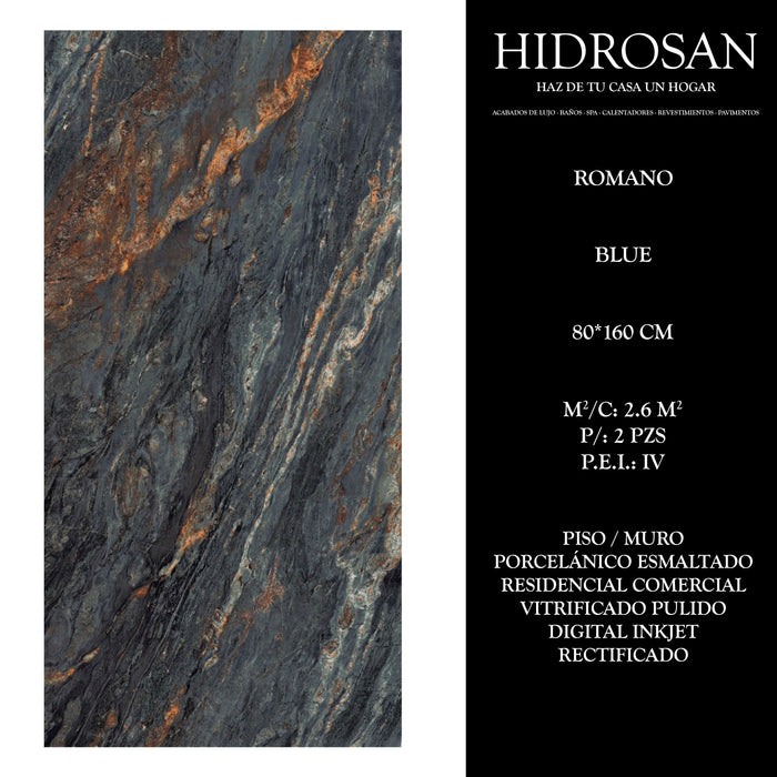 ROMANO VP 80X160 BLUE 2.56 CJA 2P CNAL