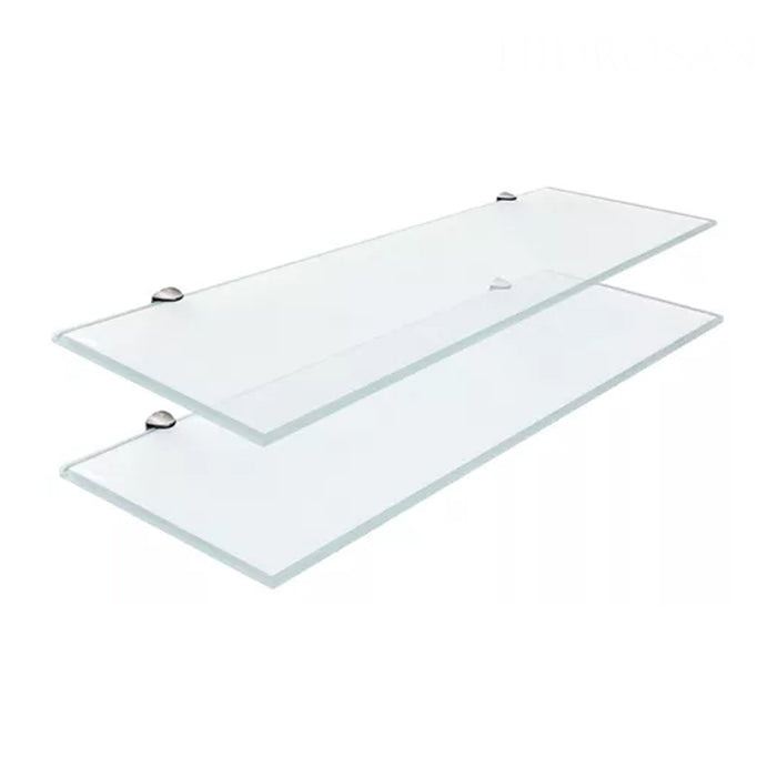 2 REPISAS PARA BAÑO 60X20 9MM COLOR S