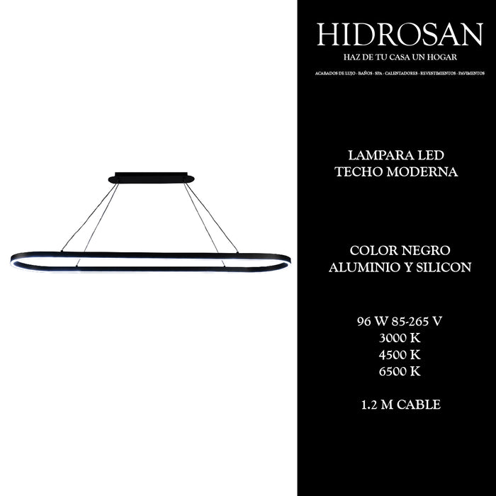 LAMPARA COLGANTE MODERNA DE TECHO LED TR