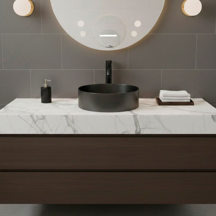 IRON STEEL LAVABO CERAMICA 400X120 PZ CS