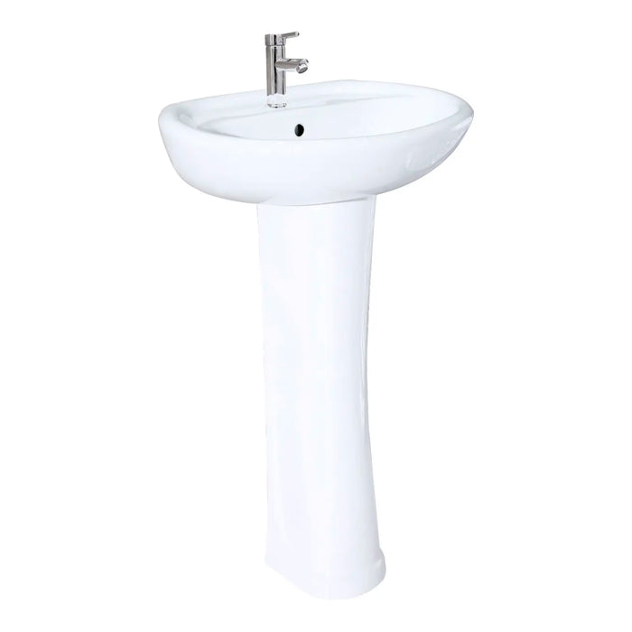 LUANDA LAVABO CUADRADO PEDESTAL 510X860X