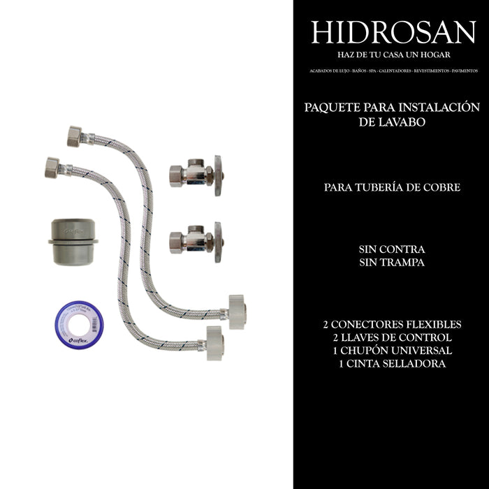 PAQ. INSTALACION LAVABO PS-B007 4 ITEM K