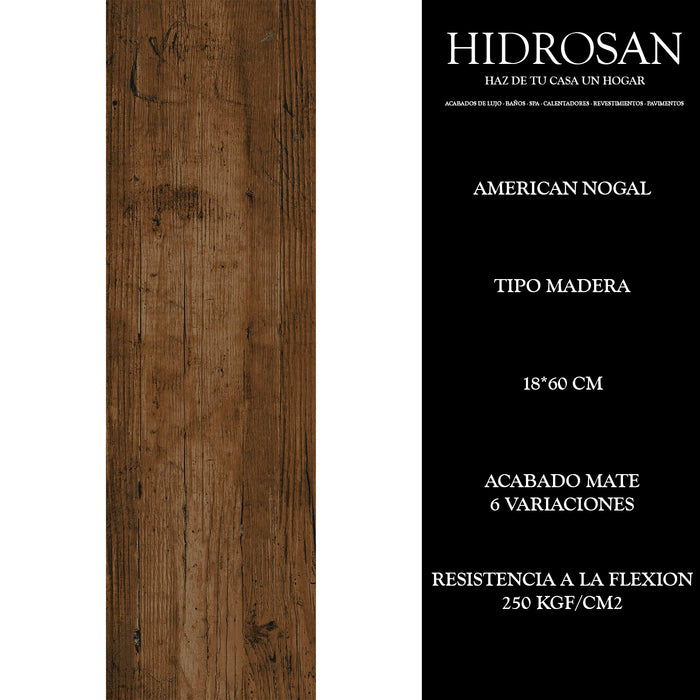 AMERICAN NOGAL (+ HAE 18X60 15P 1.64 CJA