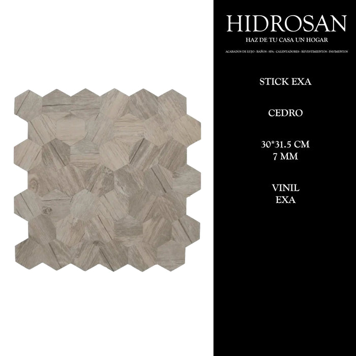 STICK EXA DEC VINIL 7MM 30X31.5 CEDRO PZ