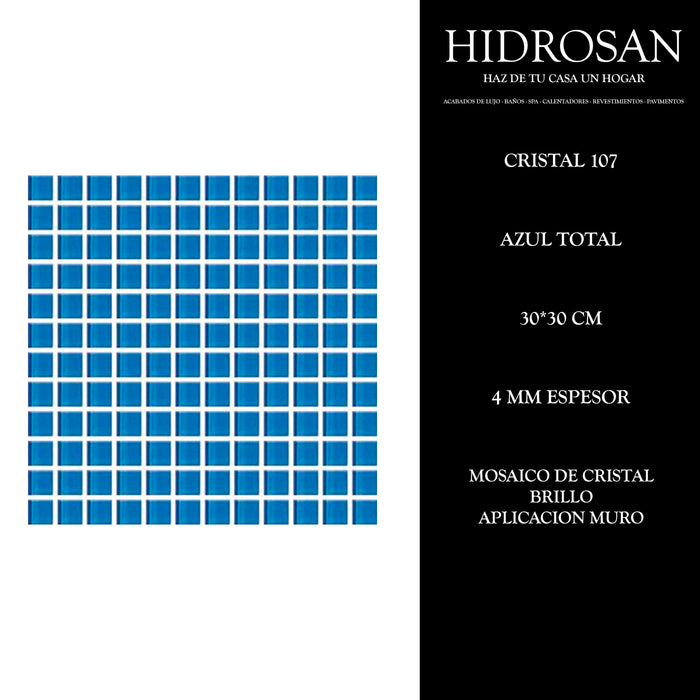CRISTAL 107 Brillo 4MM 30X30 PZA CST (++