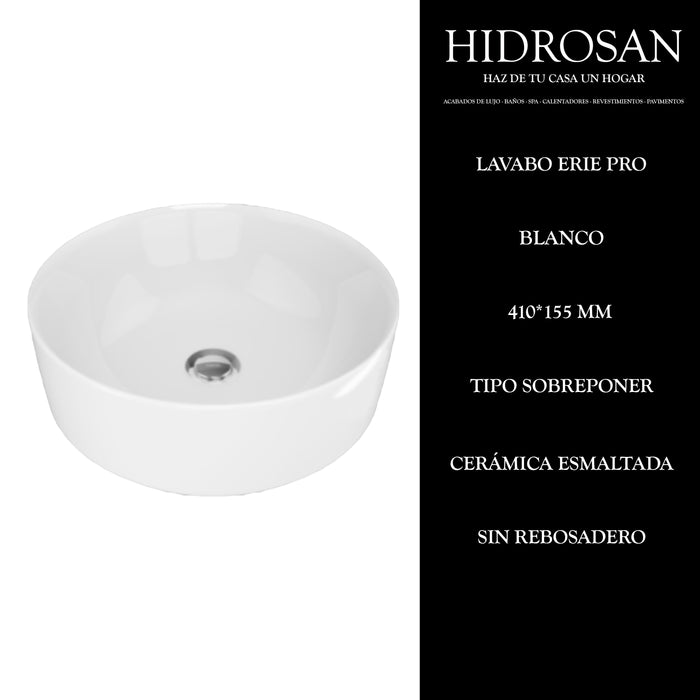 ERIE PRO LAVABO REDONDO 420X145 PZ CST