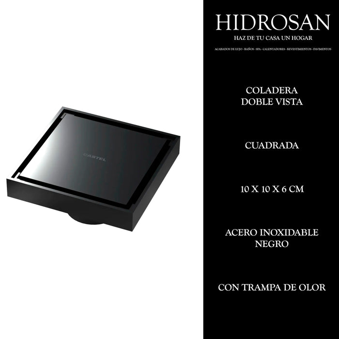 COLADERA CUAD DBL VISTA M/PORC