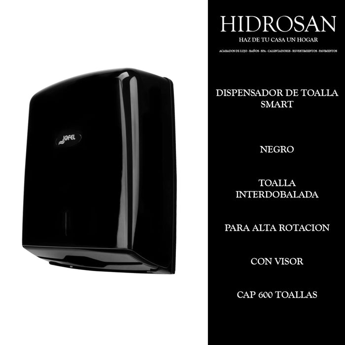 TOALLERO Z SMART BLACK AH37600 278x133x3