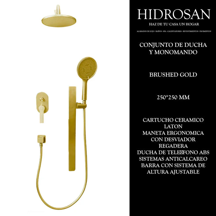 CONJUNTO DE DUCHA Y MONOMANDO WS73.018BG