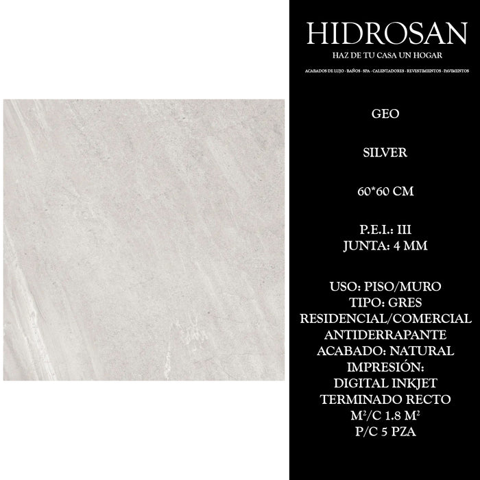 GEO SILVER G N TR AT DI(MX 60X60 5P 1.80