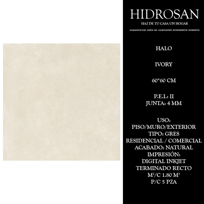 HALO IVORY G N TR AT DI(MX 60X60 5P 1.80