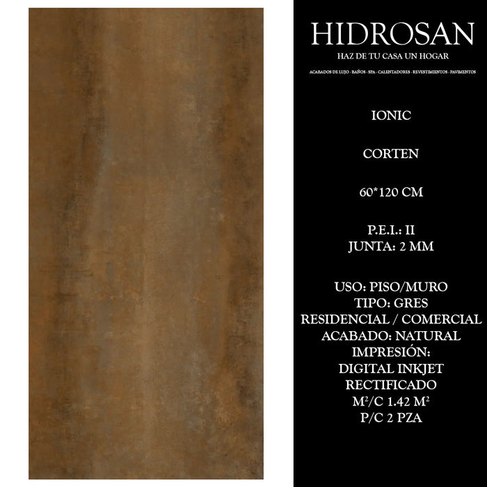 IONIC CORTEN G N TR AT DI(MX 60X120 2P 1
