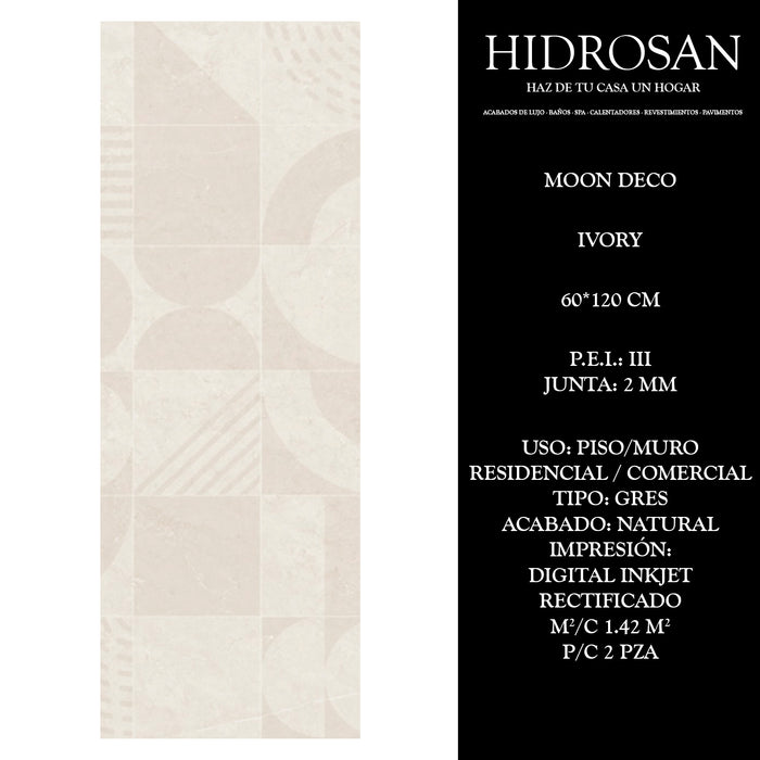MOON IVORY DECO G N TR AT DI(MX 60X120 2