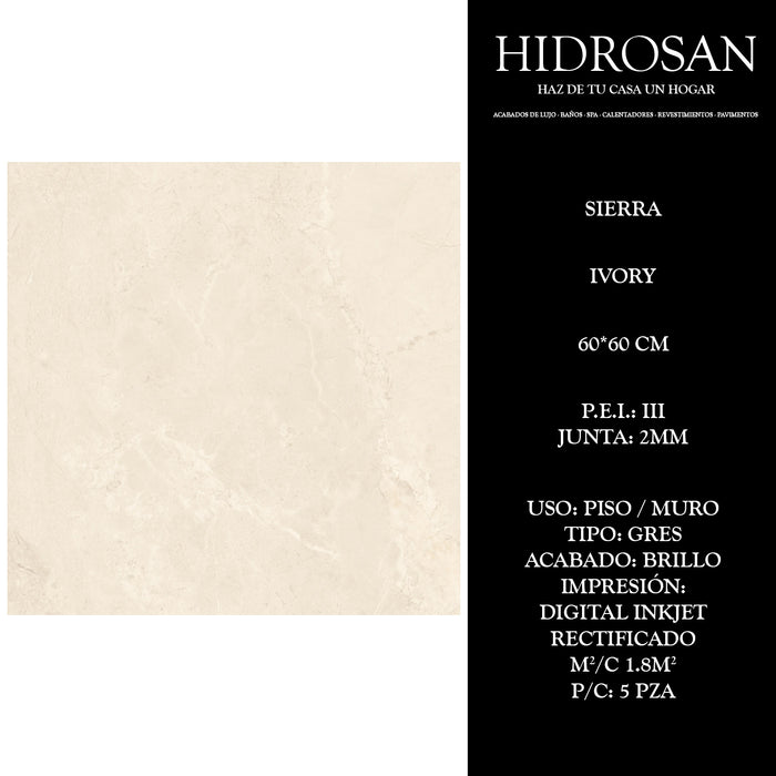 SIERRA IVORY G N TR AT DI(MX 60X60 5P 1.