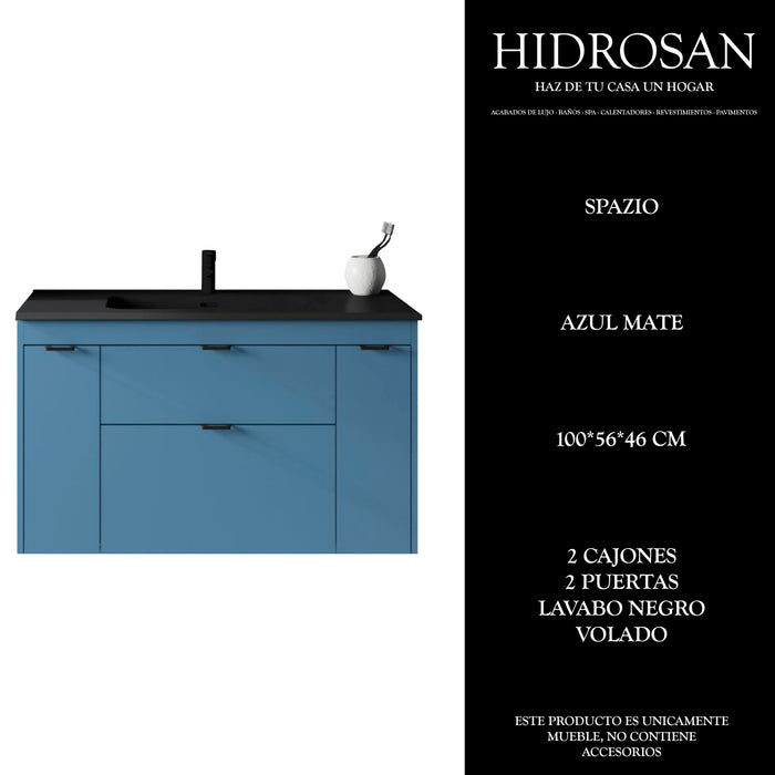 SPAZIO 100 S/E Lacado Azul Mate Orbis Bl
