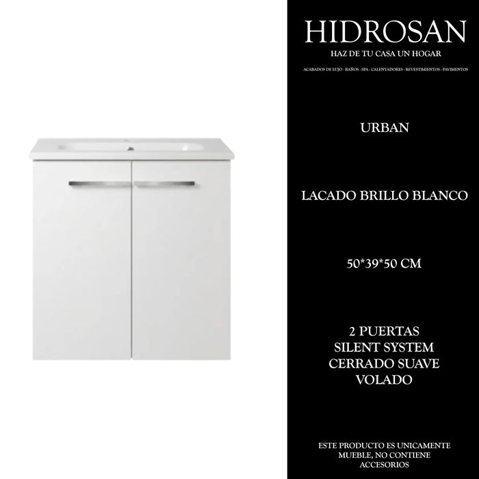 URBAN PACK CJTO 50 2P S/E LACA BR BCO L