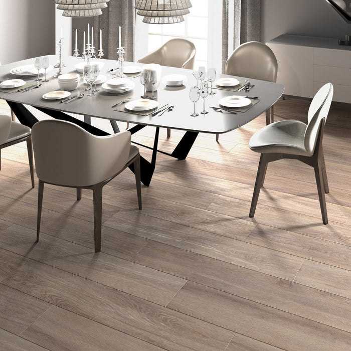 ALBAR Rec Nogal 25X150 Porcelánico Esmal