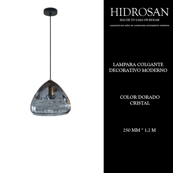 LAMPARA COLGANTE DECORATIVO MODERNO CRIS